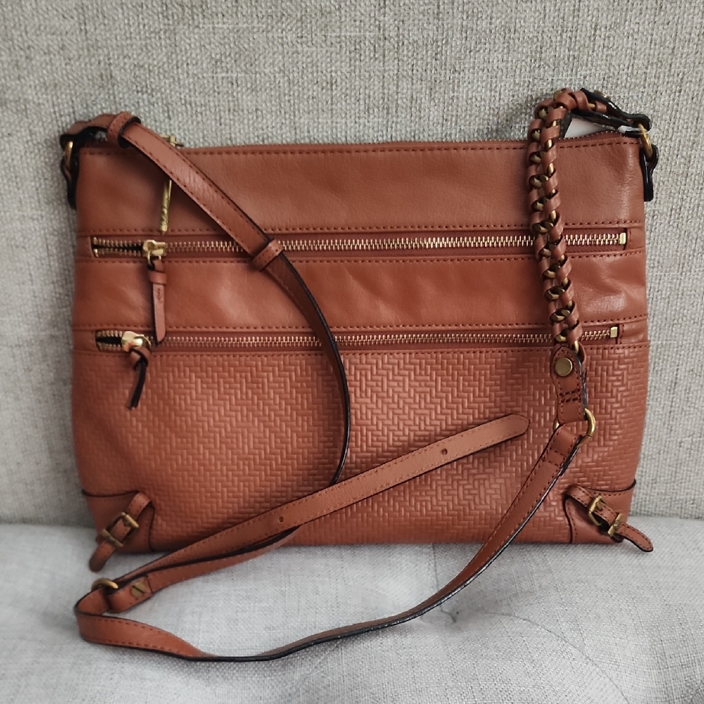 Elliott Lucca Brown Crossbody Bag